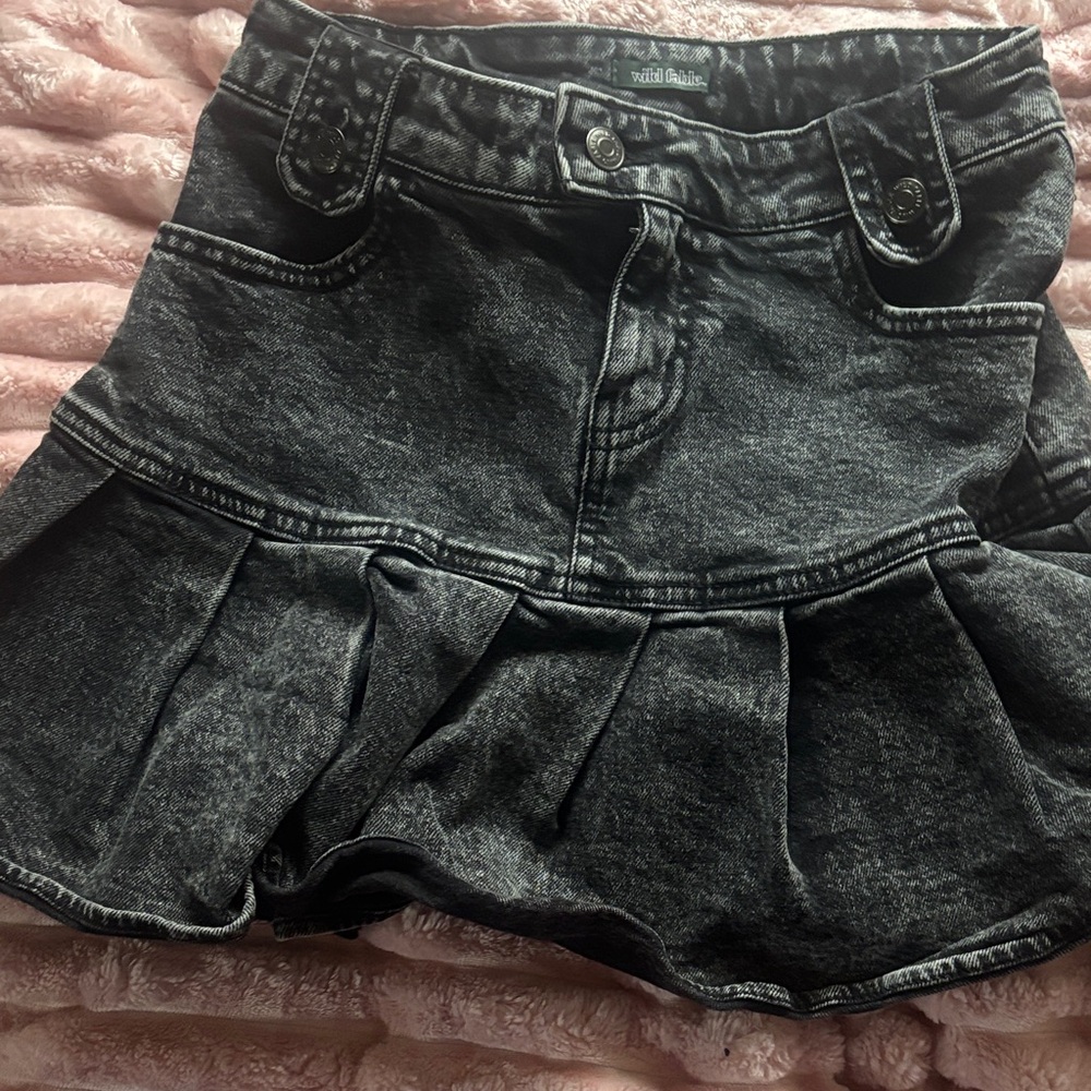 Wild Fable Black Denim Skirt